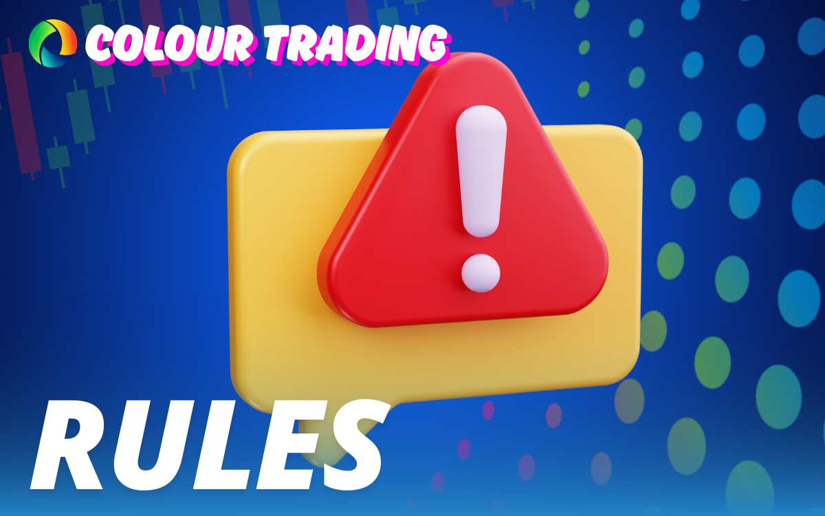 Basic rules of the game colour trading