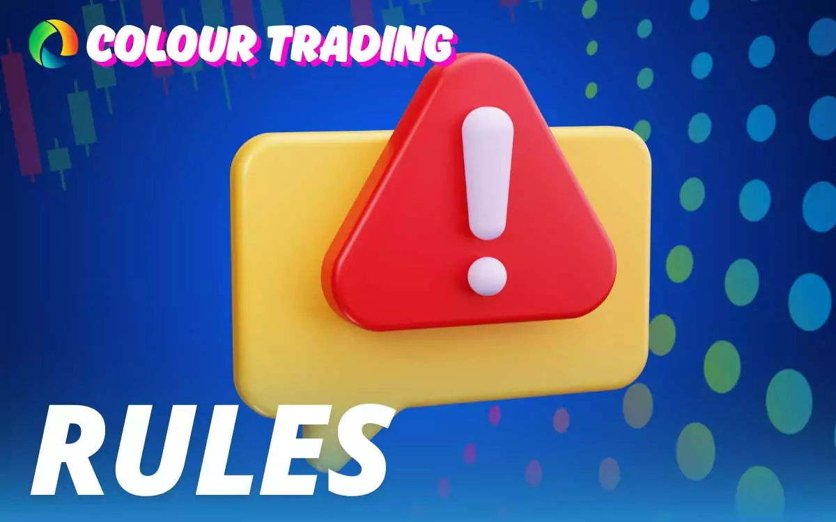 Basic rules of the game colour trading